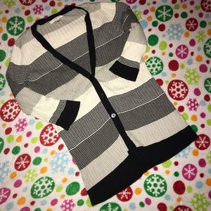 Liz Claiborne striped cardigan